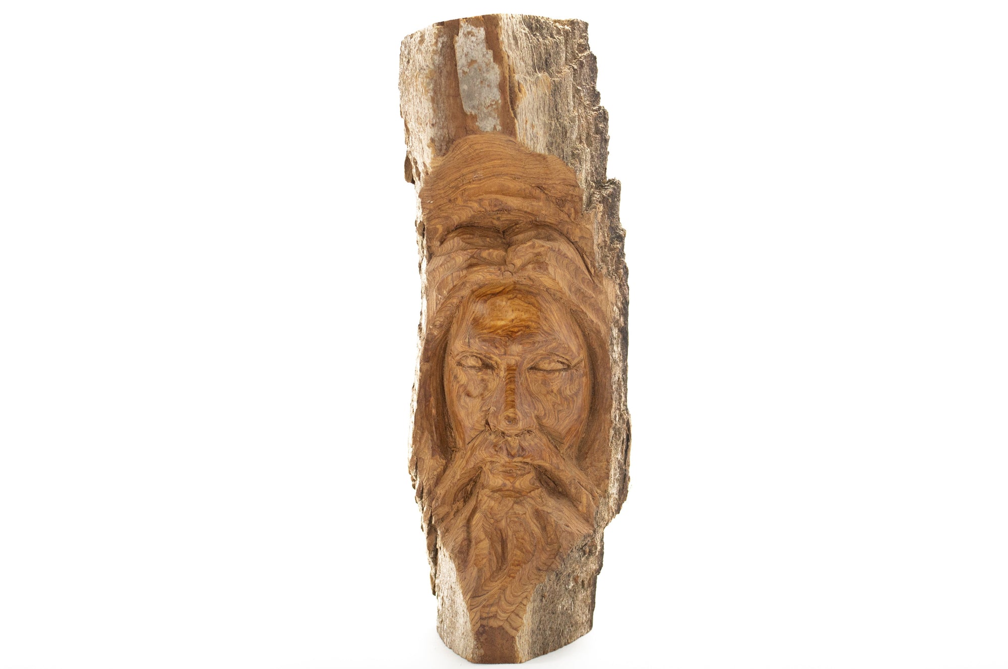 Wooden Jesus Bust