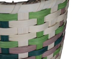 Green and Brown Round Basket