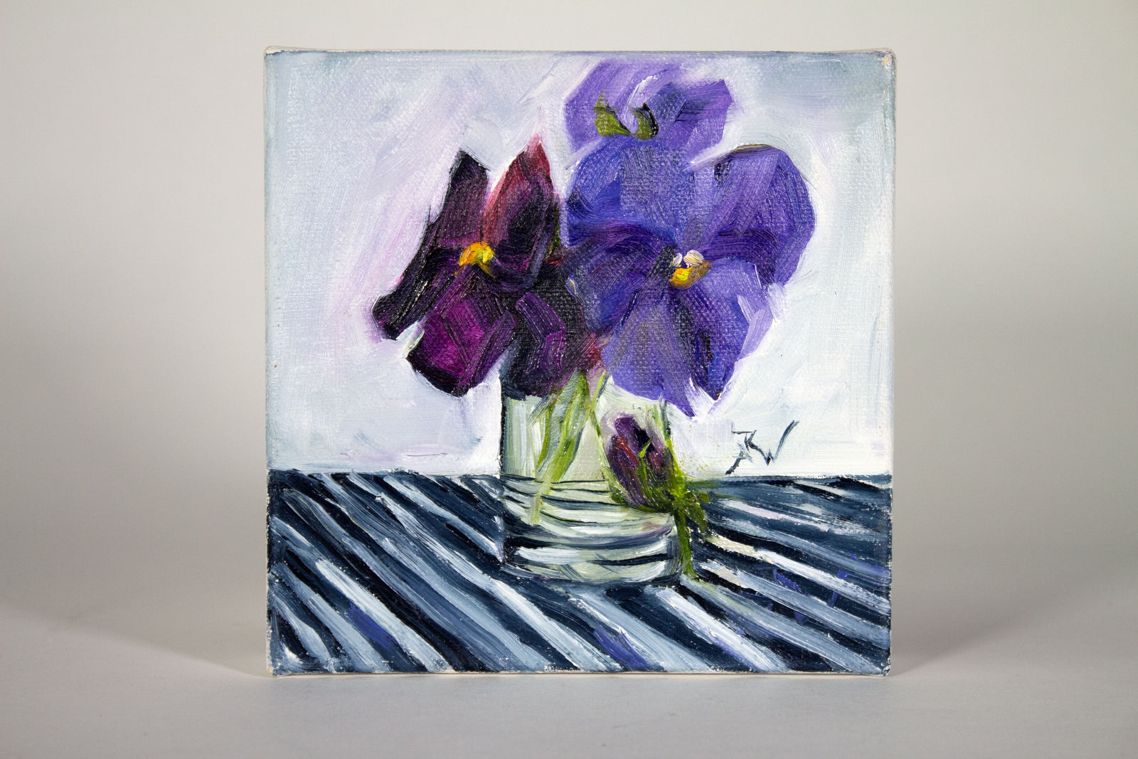 Pansies and Stripes