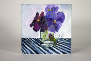 Pansies and Stripes