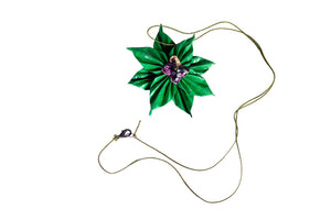 Rose Shaped Origami Necklace