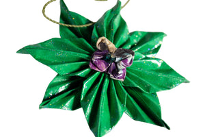 Rose Shaped Origami Necklace