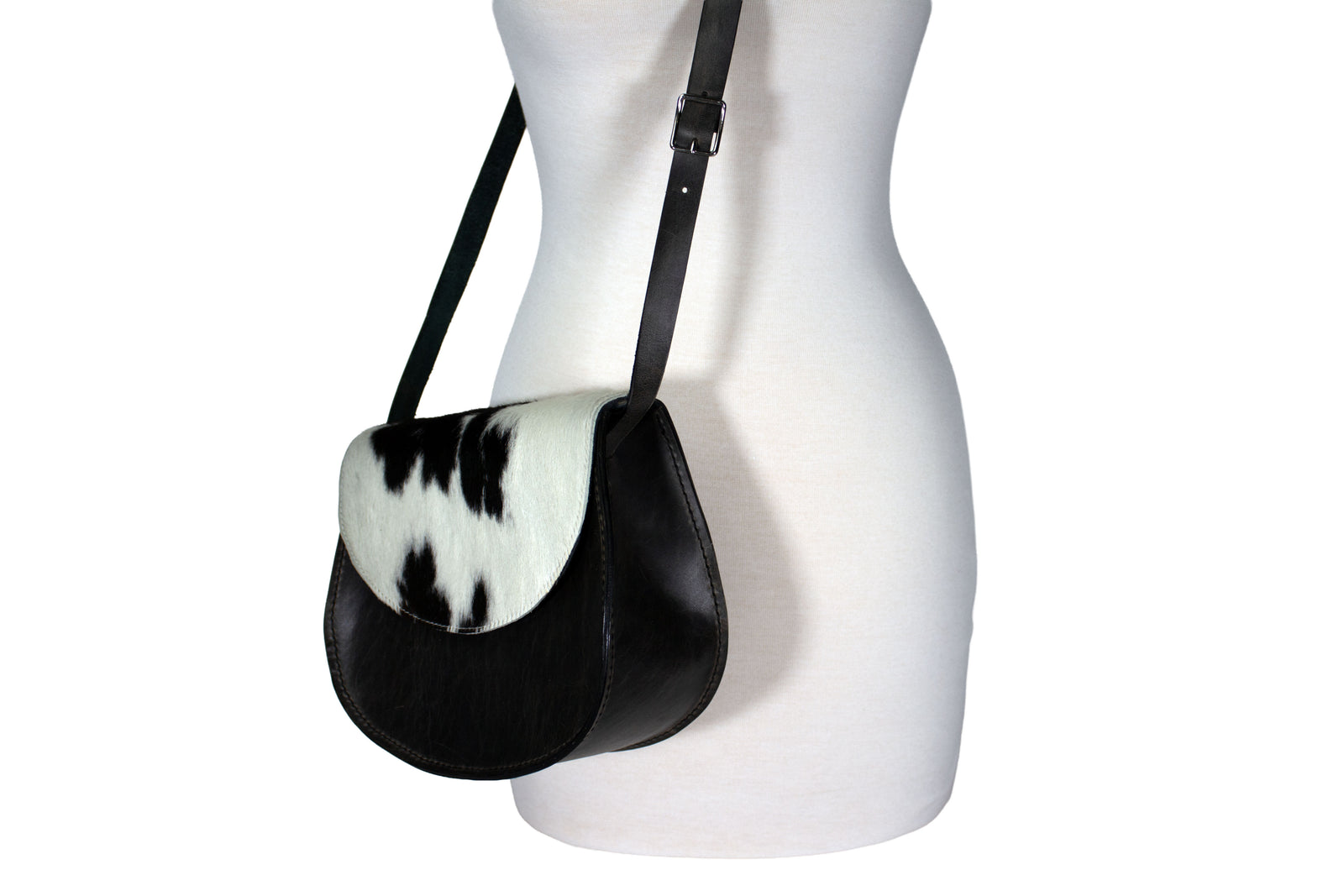 BL4 Saddle Bag-Hair on Hide
