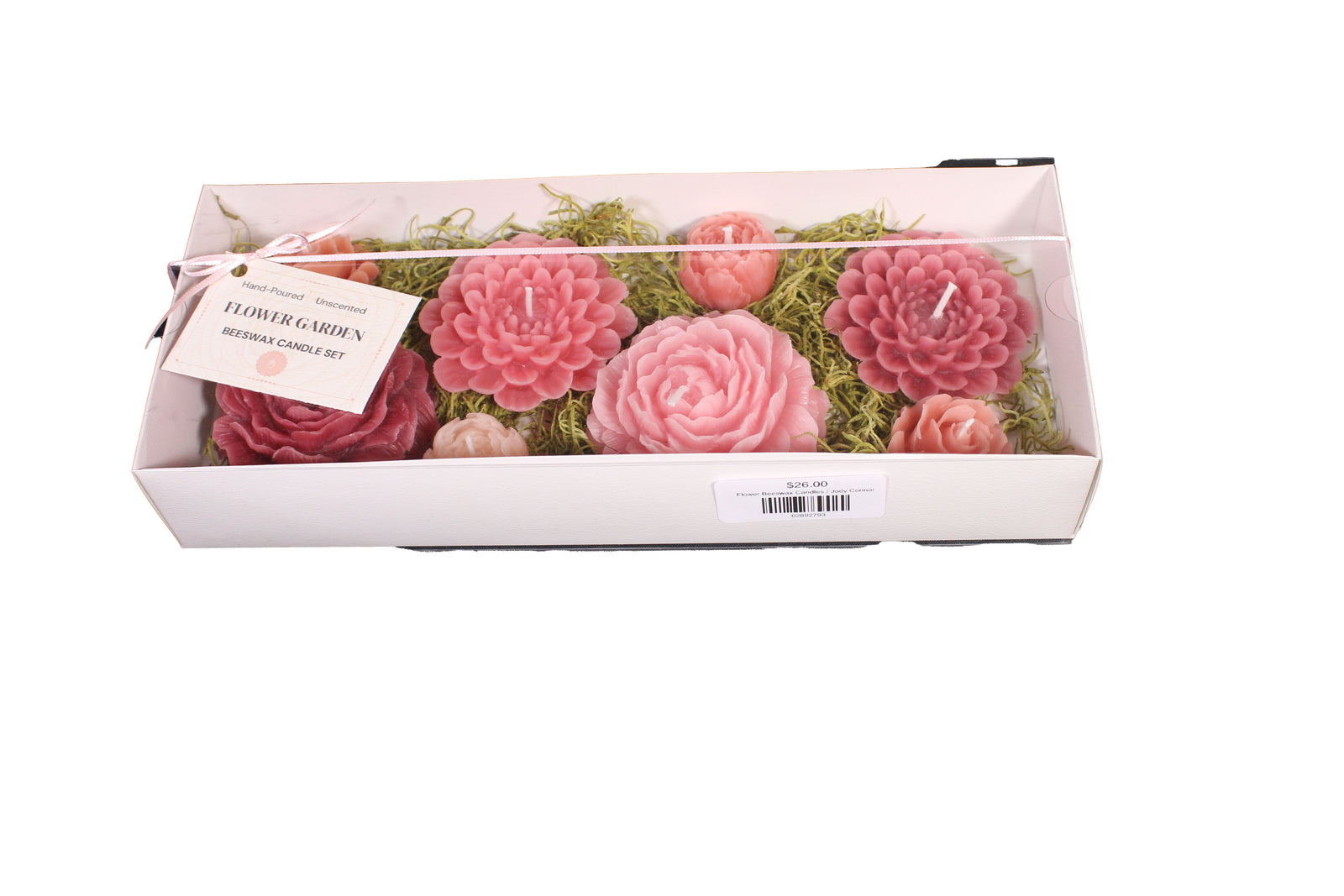 Flower Beeswax Candles