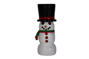 Single Wooden Snowman