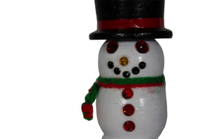 Single Wooden Snowman
