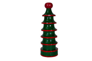 Wooden Christmas Tree w/ Lights