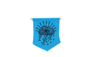 Wood Block Printed Banners