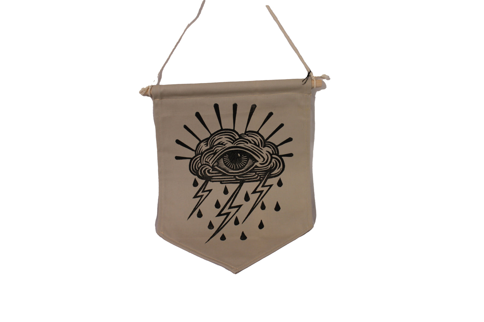Wood Block Printed Banners