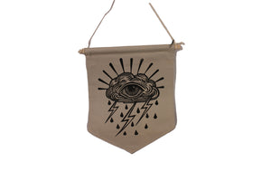 Wood Block Printed Banners