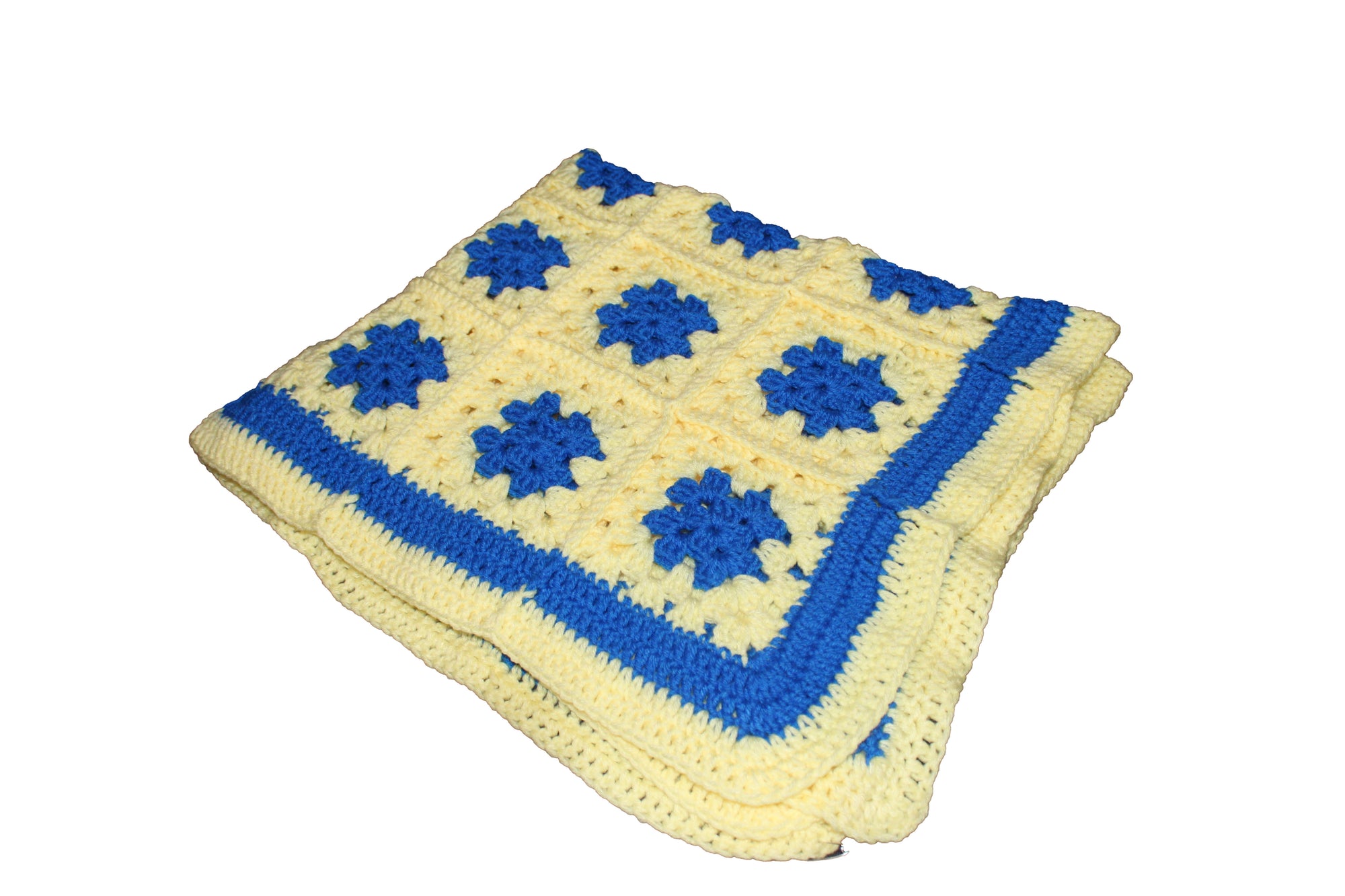 Yellow & Blue Afghan