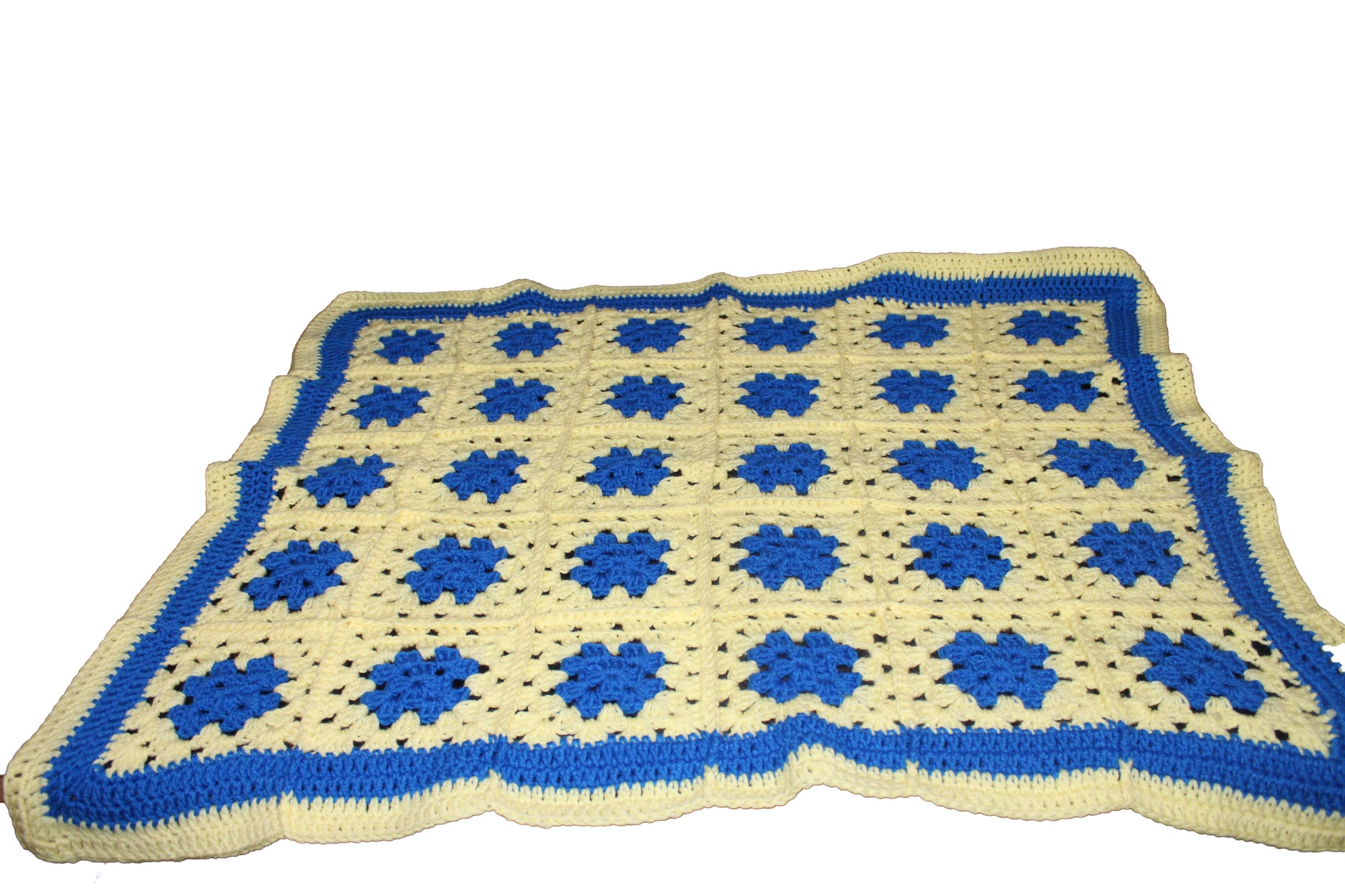 Yellow & Blue Afghan