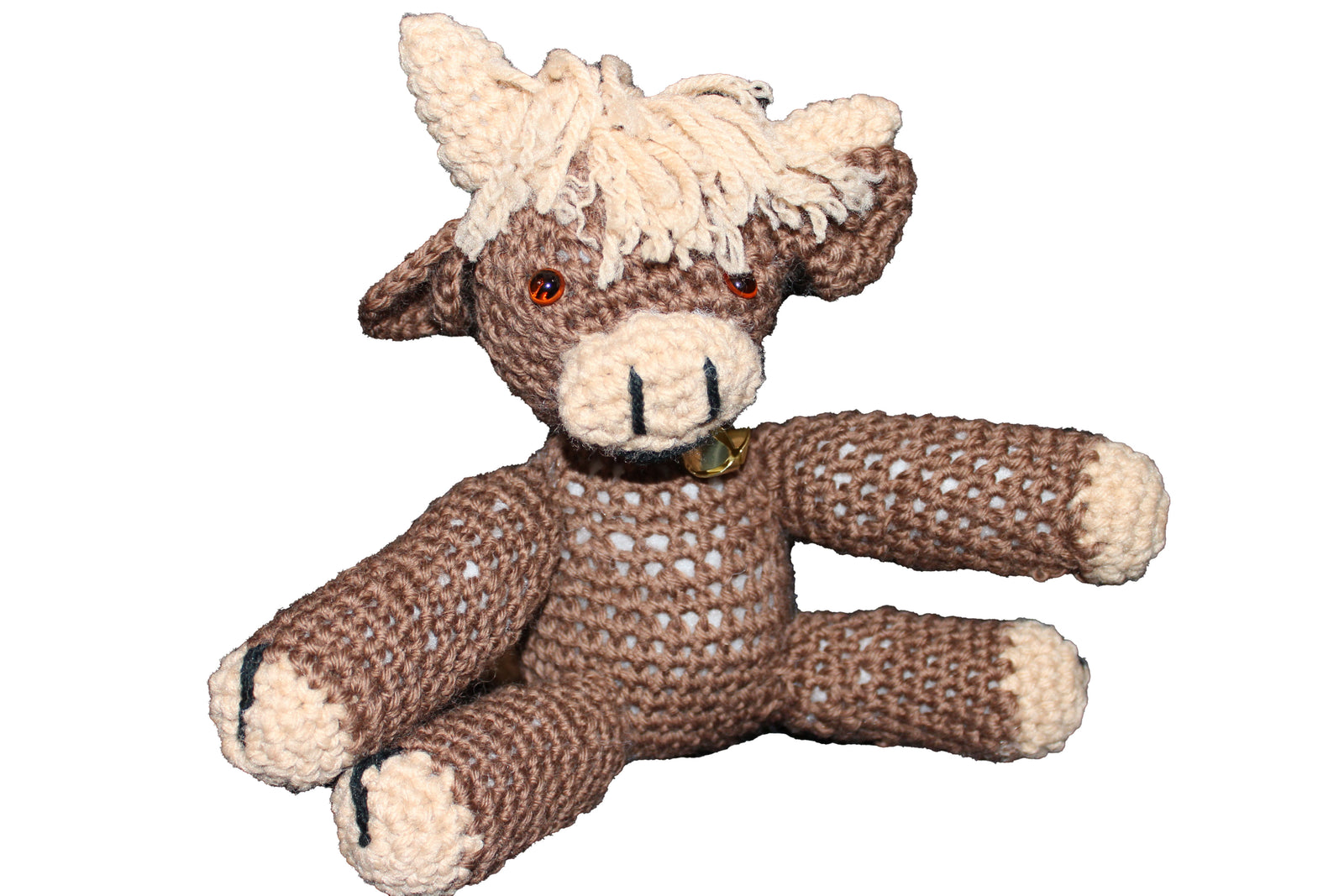 Crocheted Highland Cow