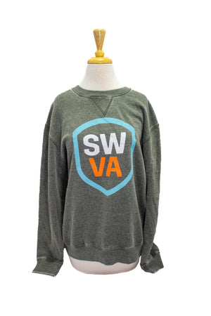 SWVA Crest Sweatshirt (Sage Green)