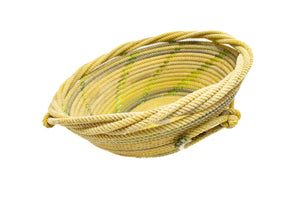 Double Rope Bowl-Green Twisted Top