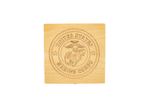 Wooden Armed Forces Box