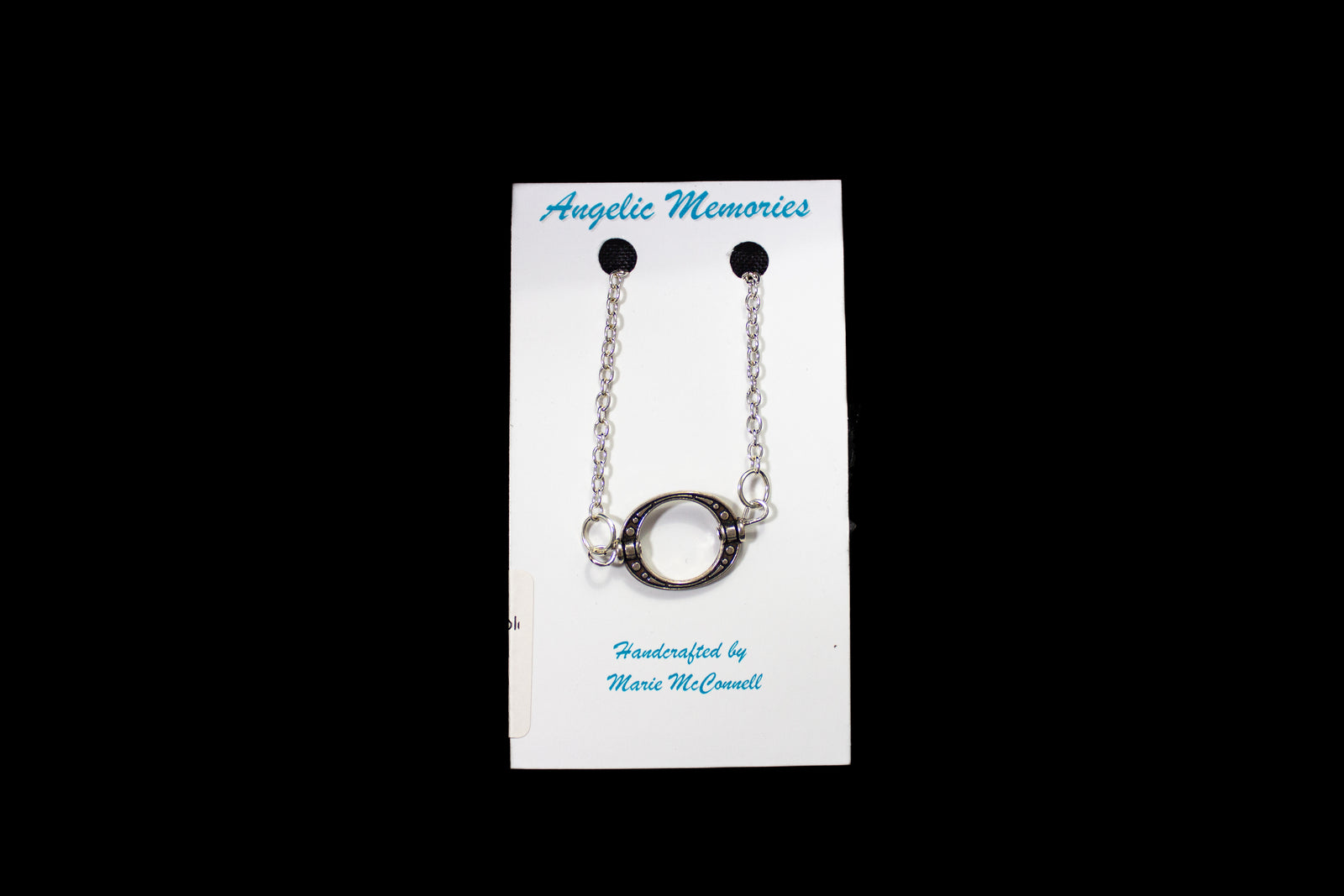 Round Circle Necklaces (Black/Gold)