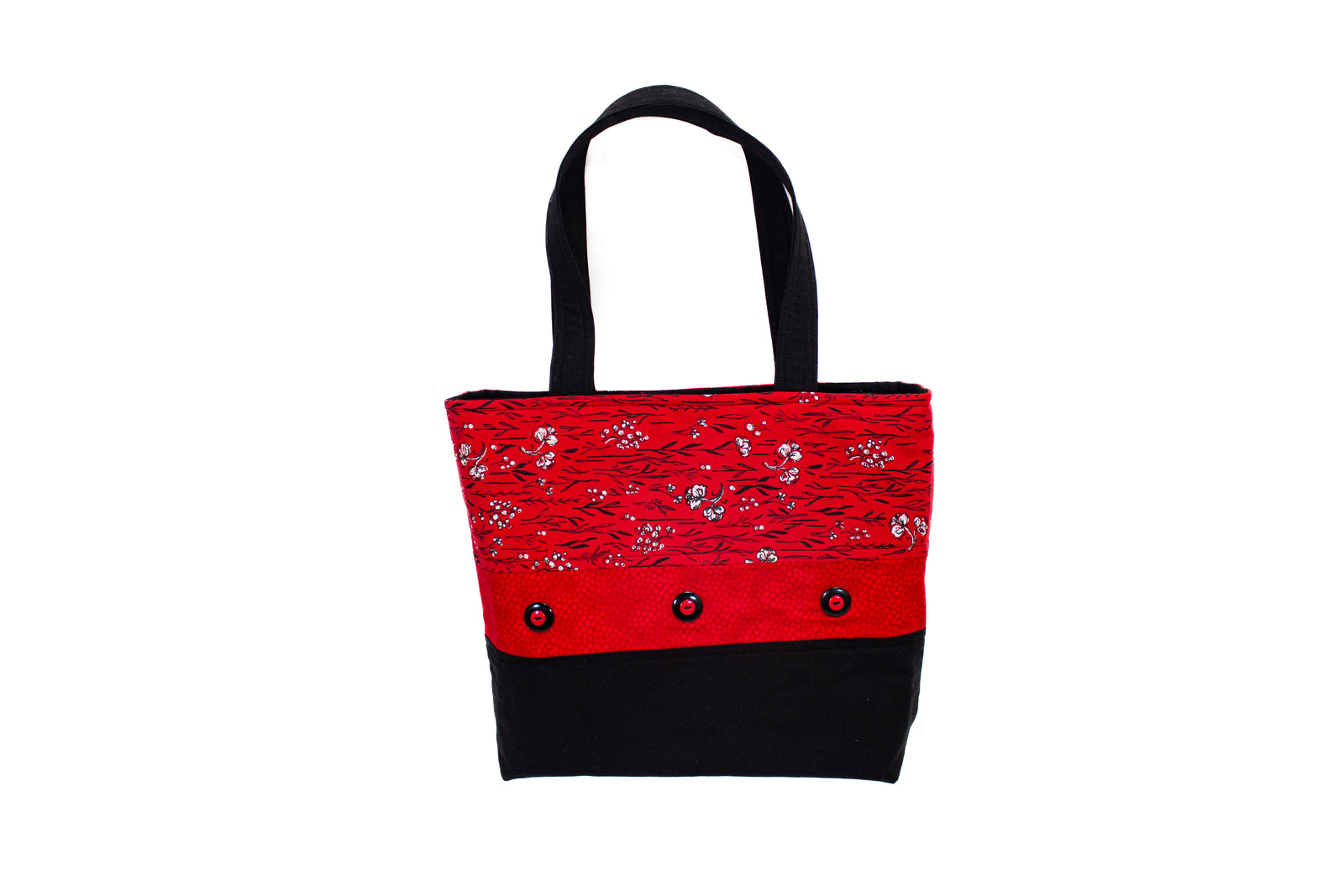 Tote Bag-White Flowers