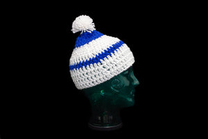 Crocheted Puffball Hats