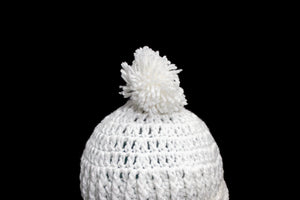 Crocheted Puffball Hats