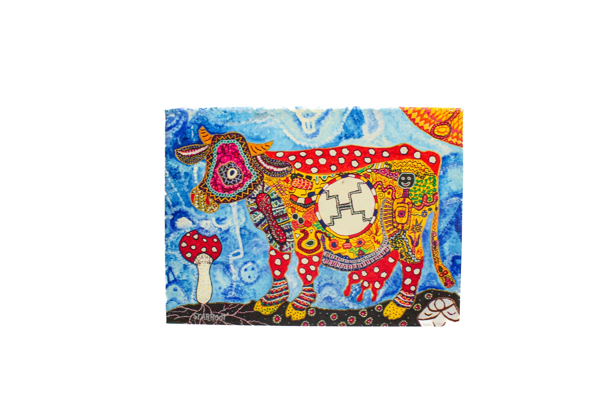 Cosmic Cow on Canvas (11x15) - 89195