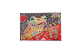 Harmonica Frog on Canvas (Various Sizes)