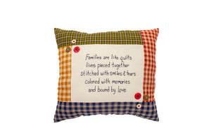 Hand stitched & Embroidered Pillows (Various sayings)