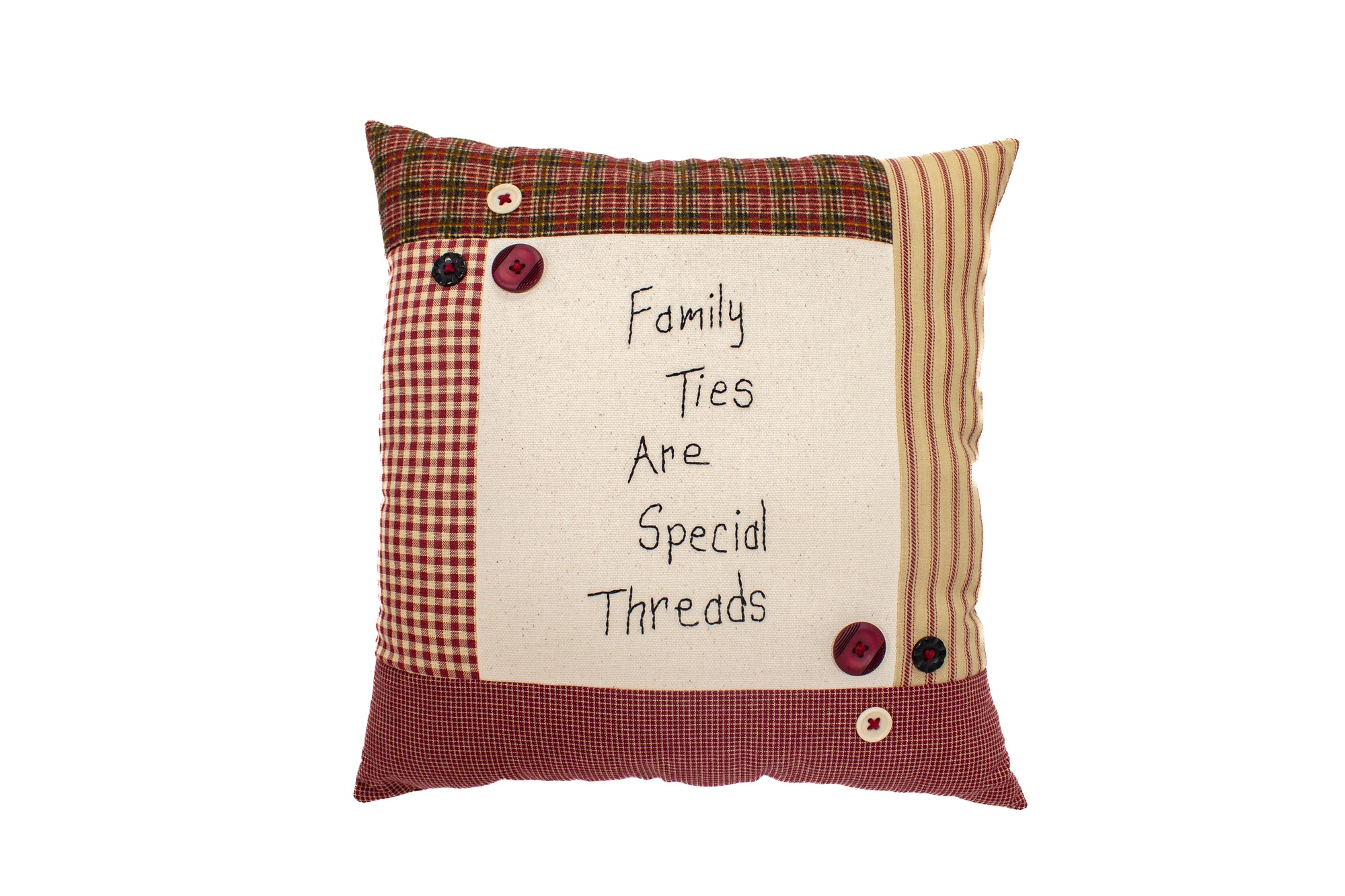 Hand stitched & Embroidered Pillows (Various sayings)