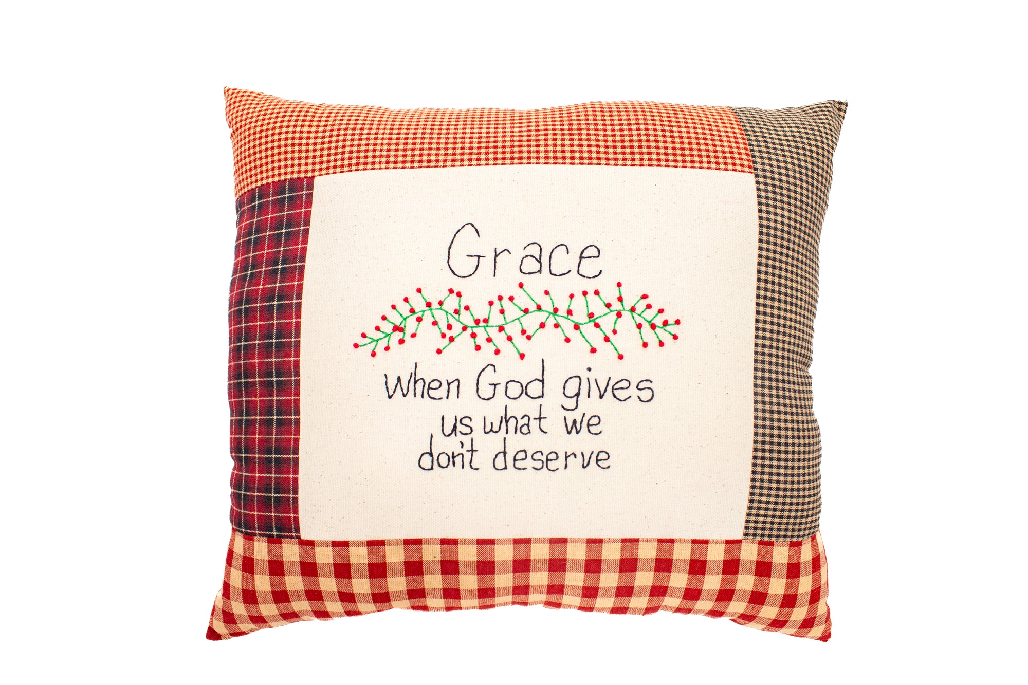 Hand stitched & Embroidered Pillows (Various sayings)