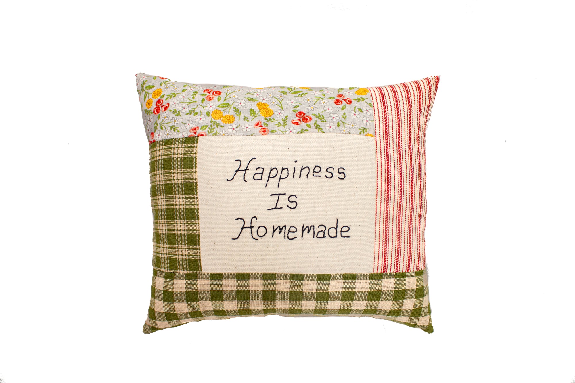 Hand stitched & Embroidered Pillows (Various sayings)