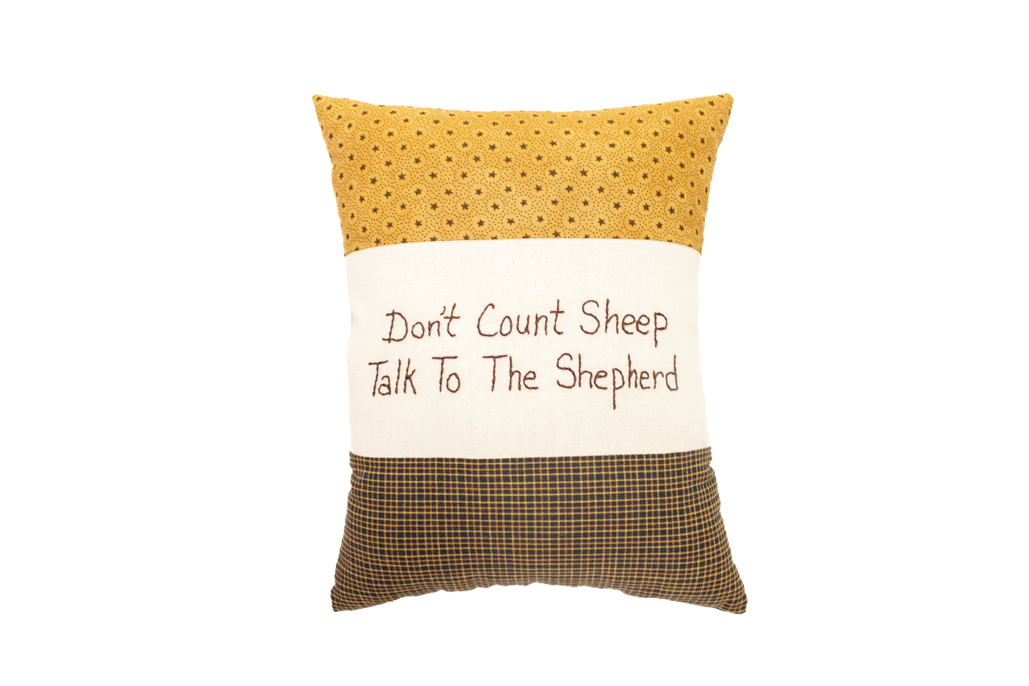 Hand stitched & Embroidered Pillows (Various sayings)