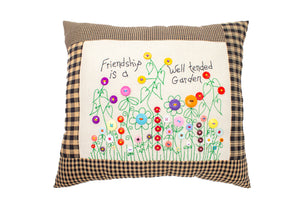 Hand stitched & Embroidered Pillows (Various sayings)