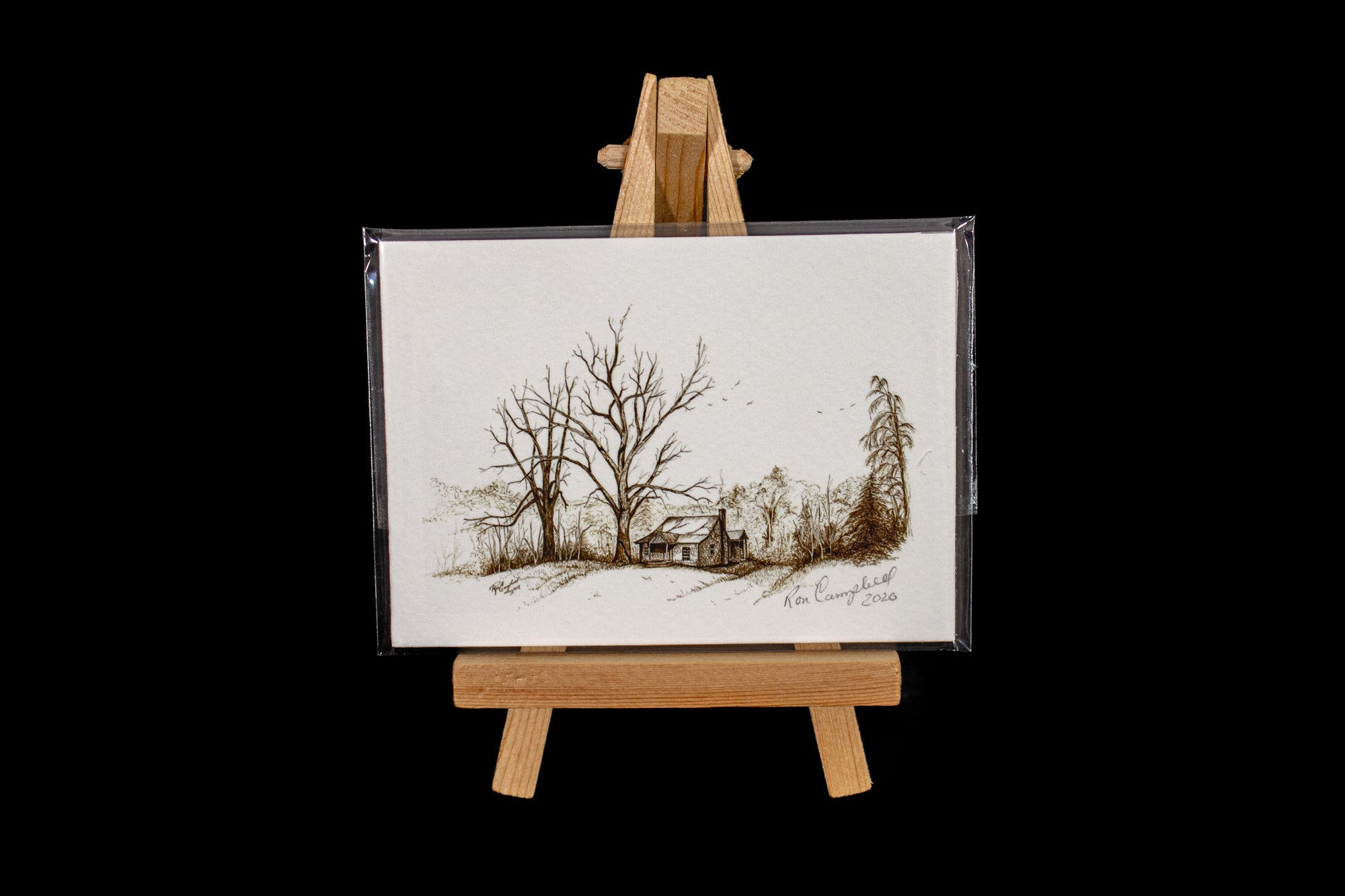 Mini Signed Print w/Easel (Various)