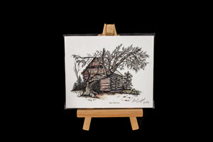 Mini Signed Print w/Easel (Various)