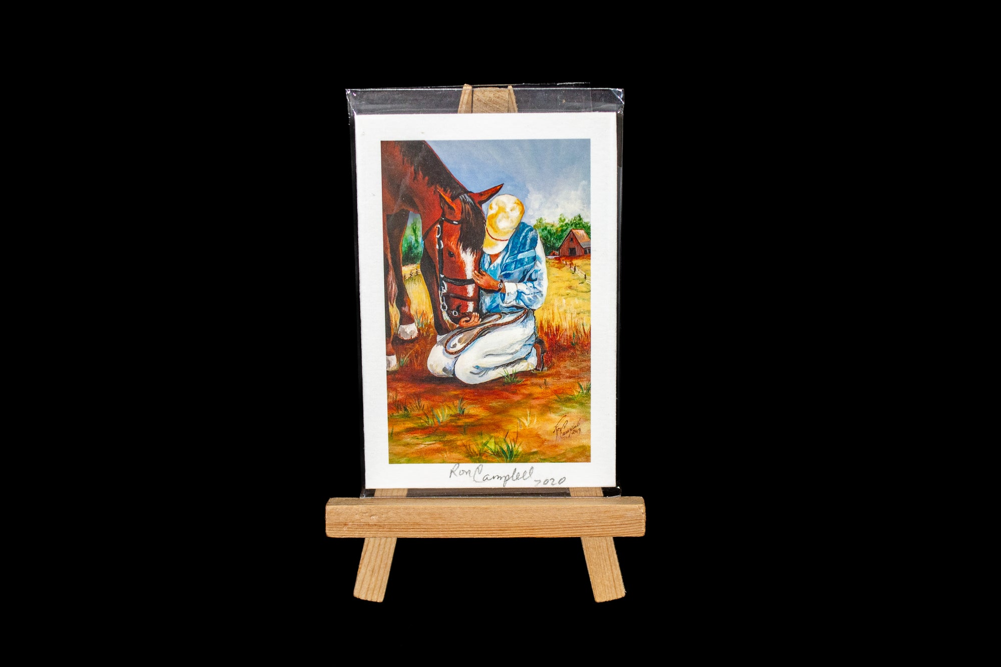 Mini Signed Print w/Easel (Various)