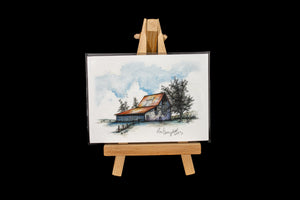 Mini Signed Print w/Easel (Various)