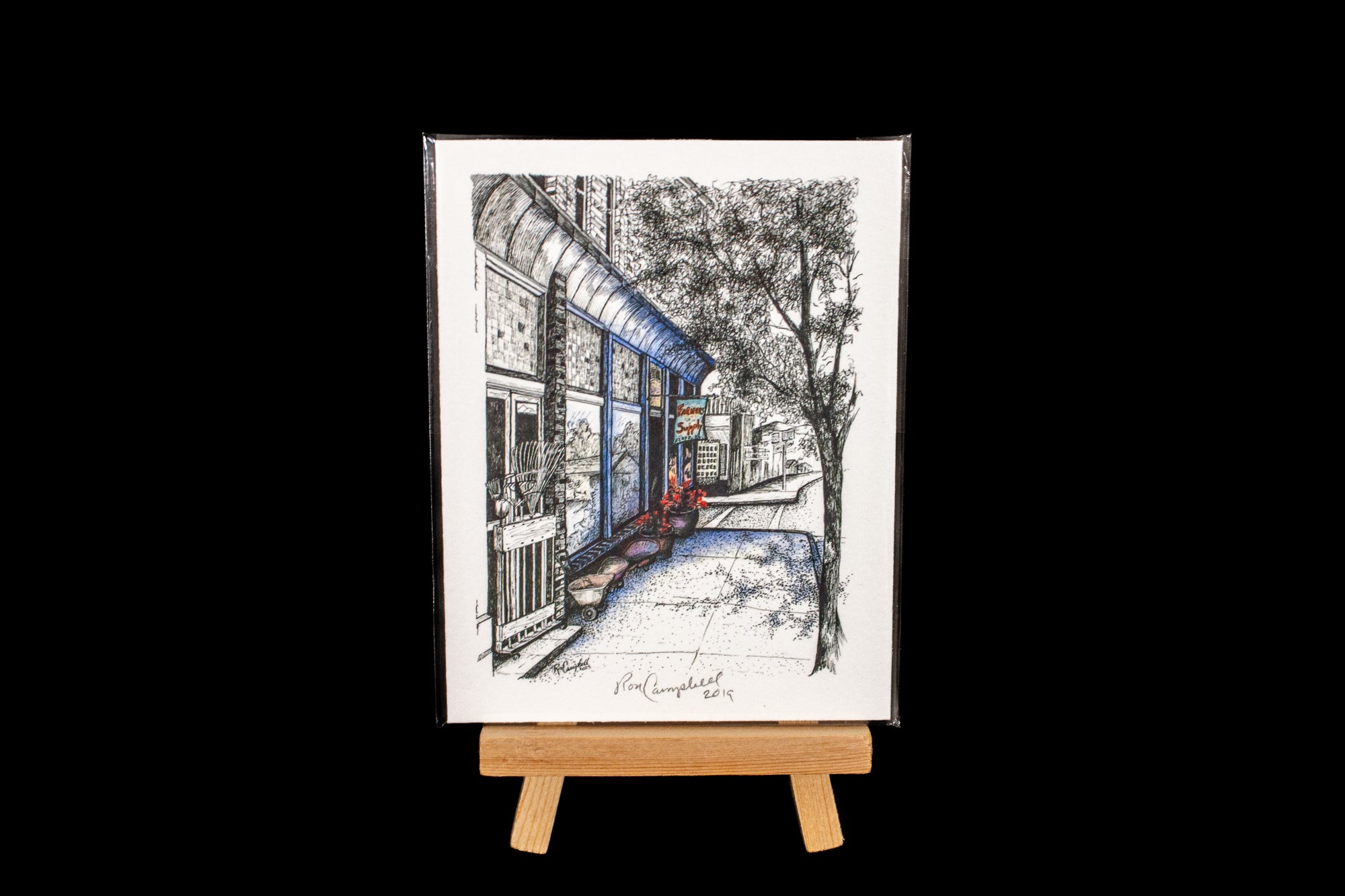 Mini Signed Print w/Easel (Various)