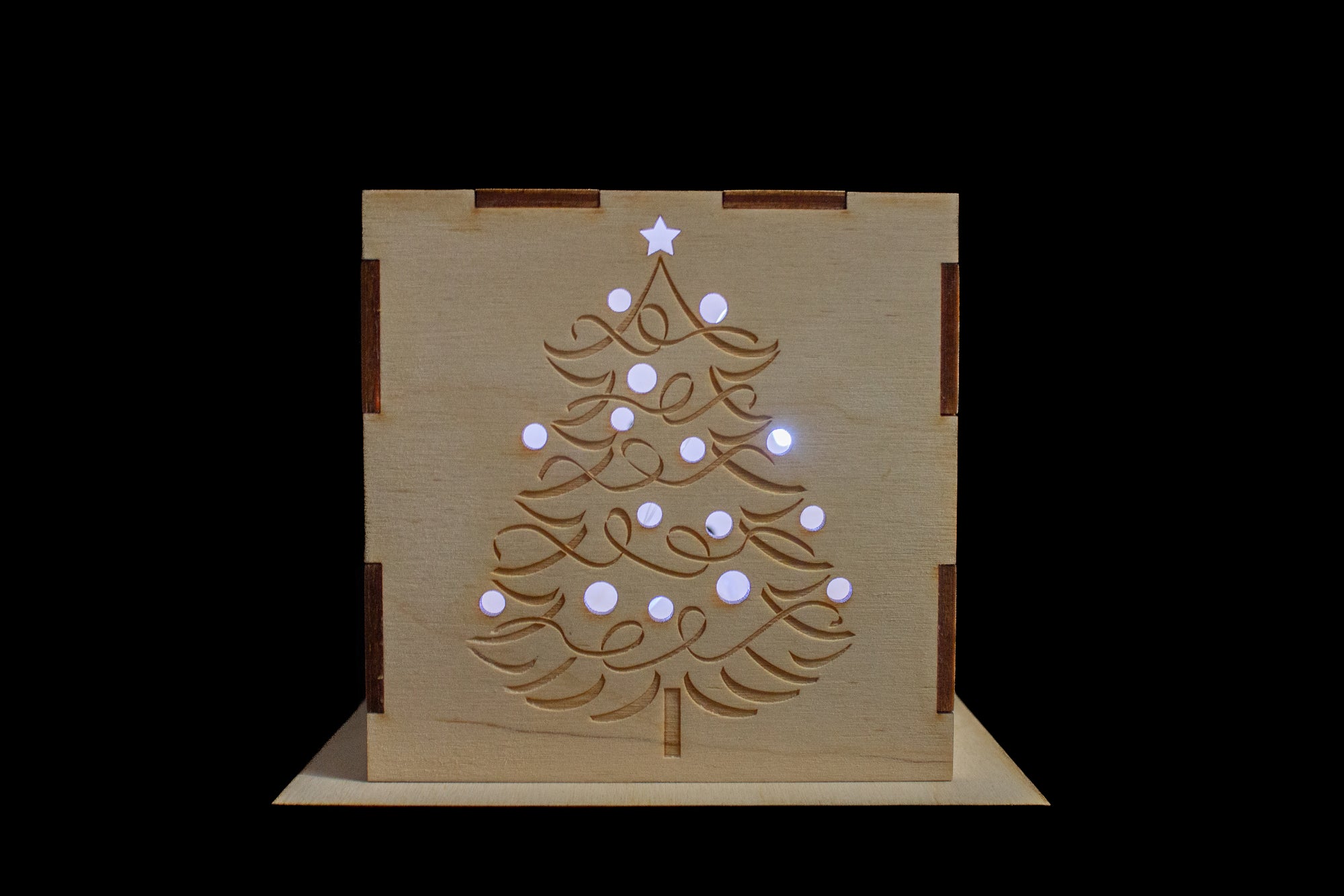 Wooden Lighted Trees (Various Styles)