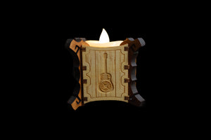 Wooden Candle Holders (Various Styles)