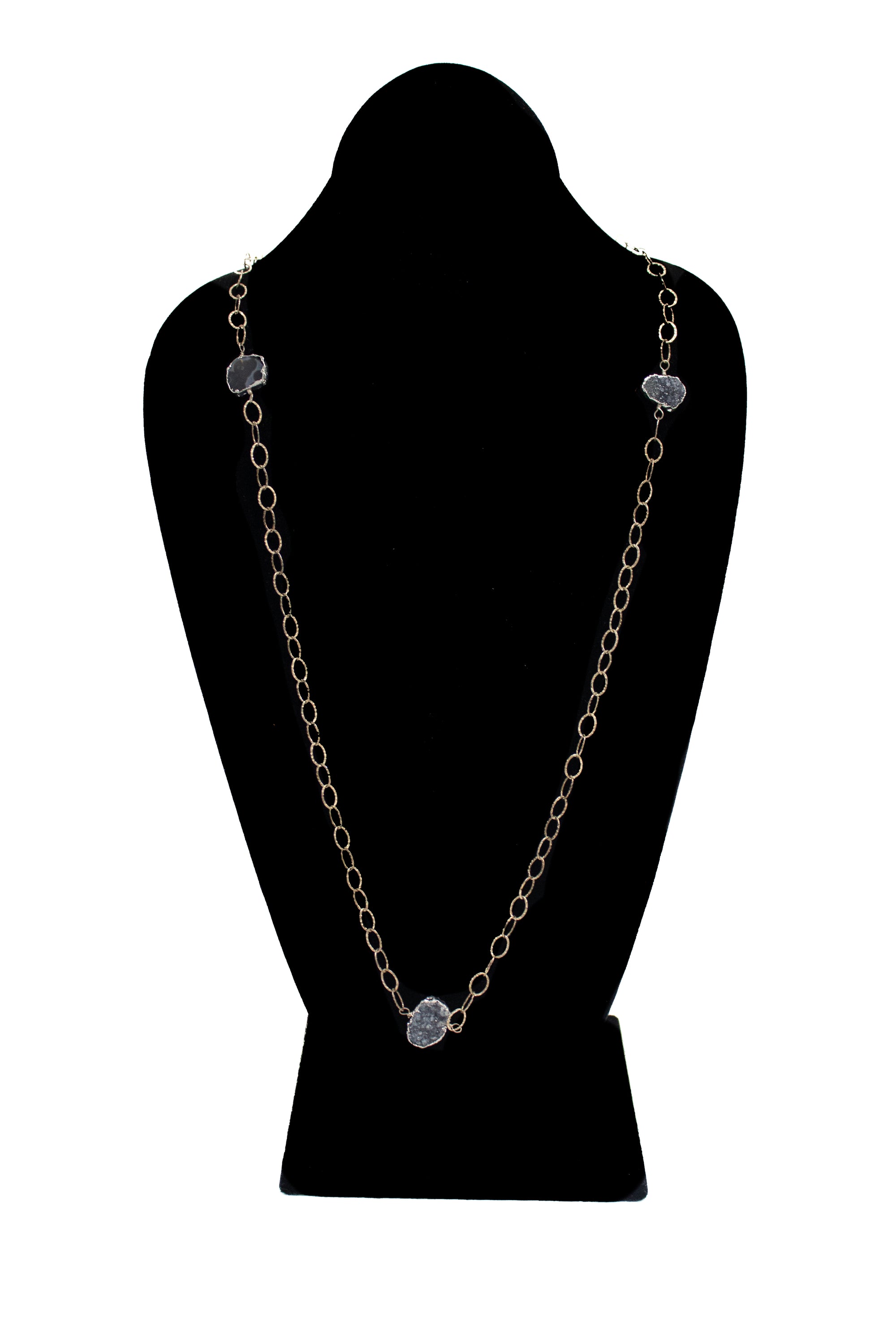 SS Black Onyx Necklace