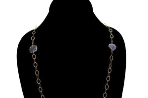 SS Black Onyx Necklace