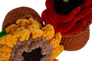 Crocheted Flower Pots