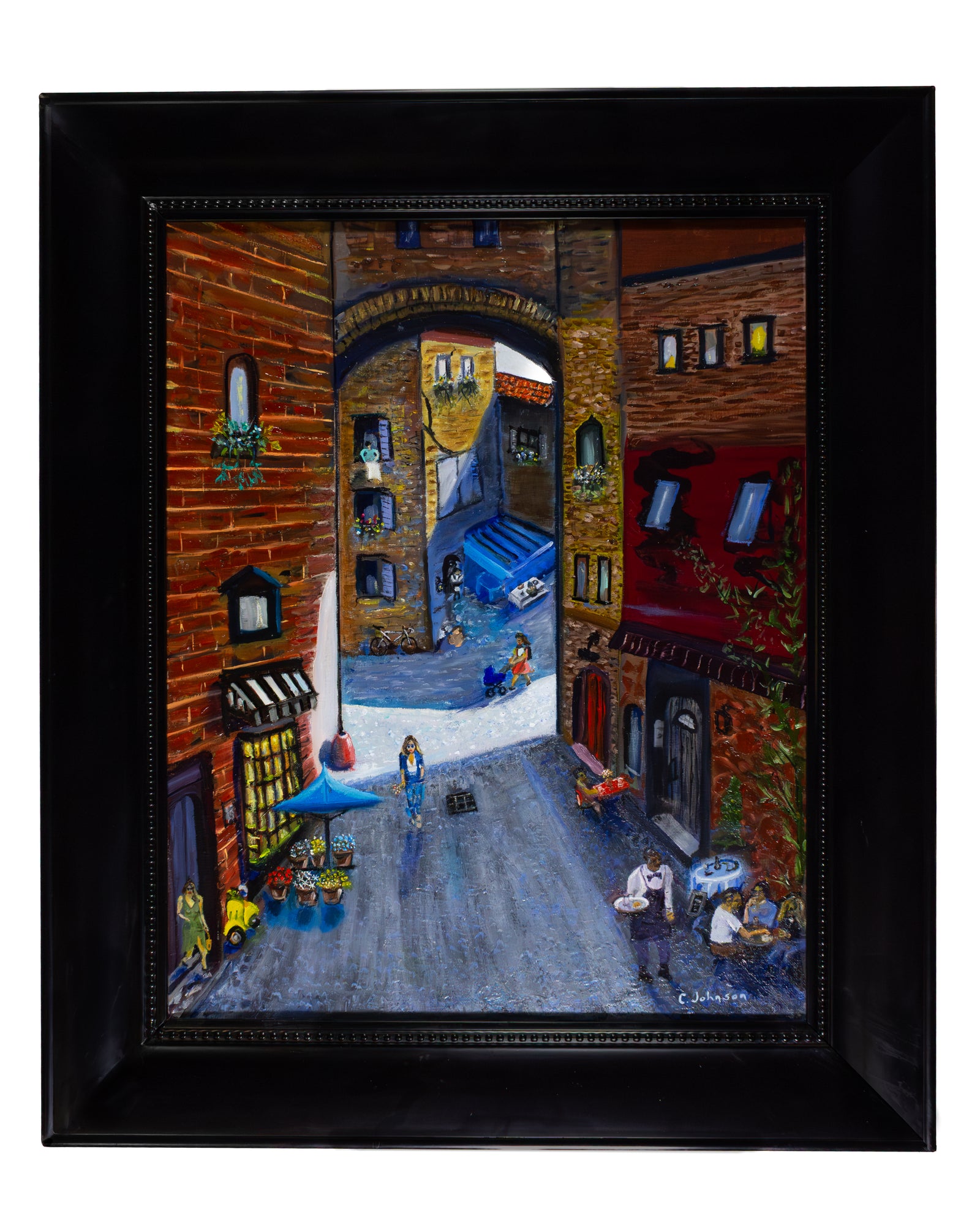 A Street Scene in Italy