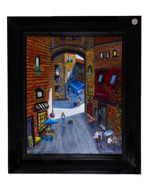 A Street Scene in Italy