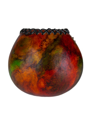 Antler/Arrowhead Alcohol Ink Gourd