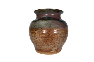 Purple and Black Vase