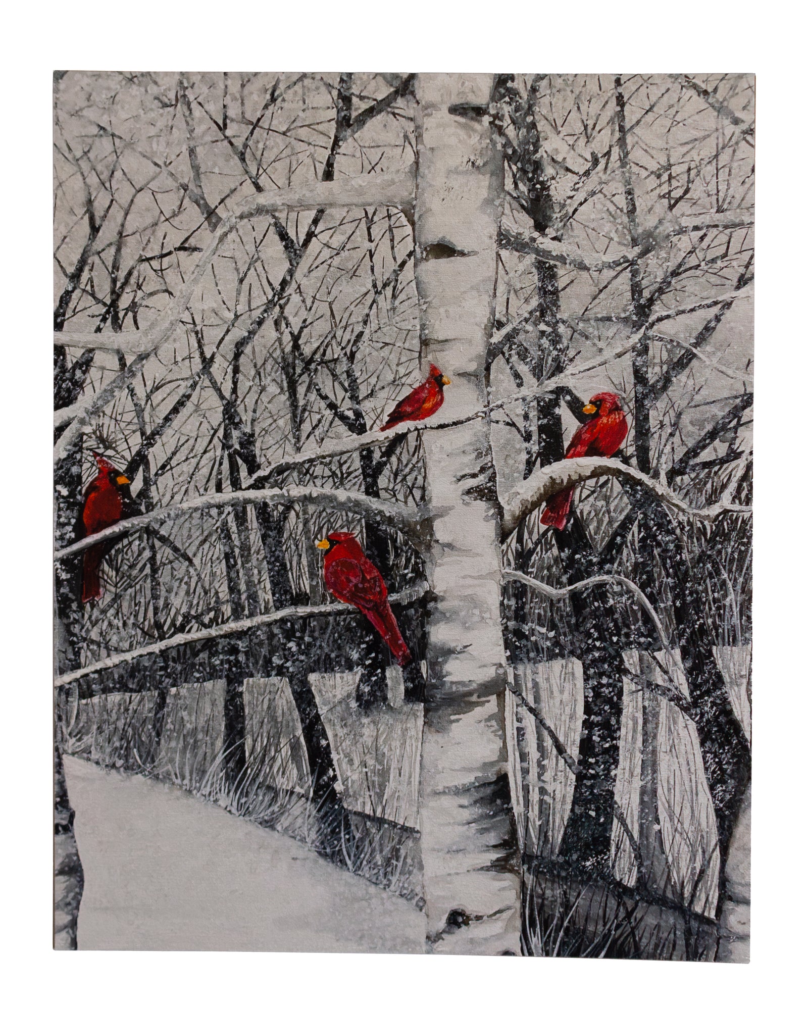 Winter Cardinals Print
