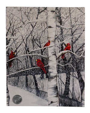Winter Cardinals Print