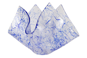Clear/Blue Vase