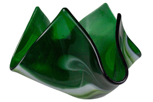 Glass Handkerchief Vase